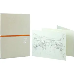 Sketchbook 160 Pages (80 Sheets) 157gsm/108lb 8.5"x11.5" Drawing Pad & Paper for Sketching and Drawing Removable Hardcover Lays Flat Thick Drawing Paper Ideal for Pencil, Pen, Charcoal and Markers