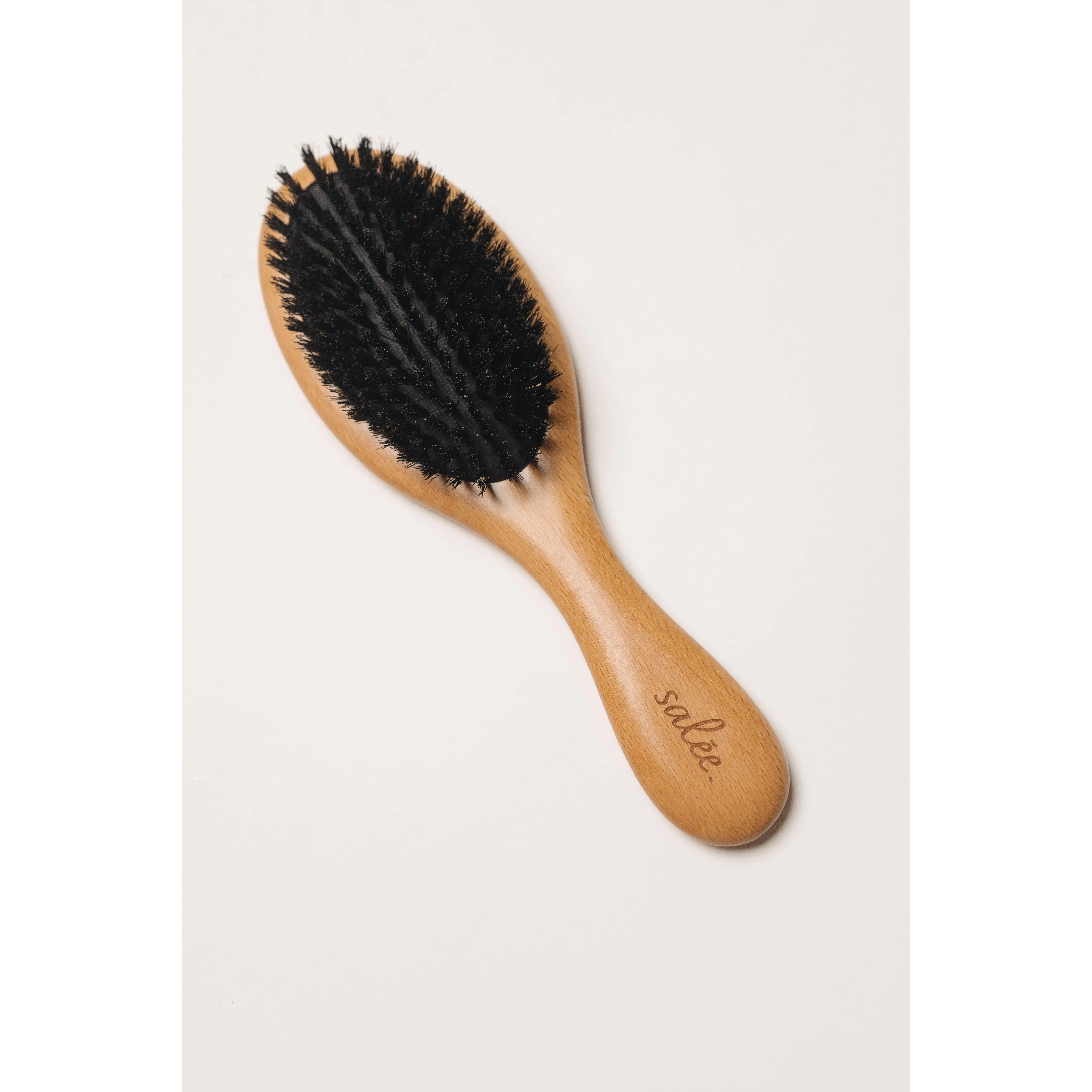 Salee Boar Bristle Brush - Natural Bristles for Shine, Frizz Control and Scalp Health, All Hair Types