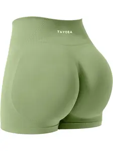Women's Seamless High Elastic Breathable Comfort Yoga Running Exercise Performance Workout Shorts, Anti-Embarrassment Design, Perfect for Fitness & Gym Wear