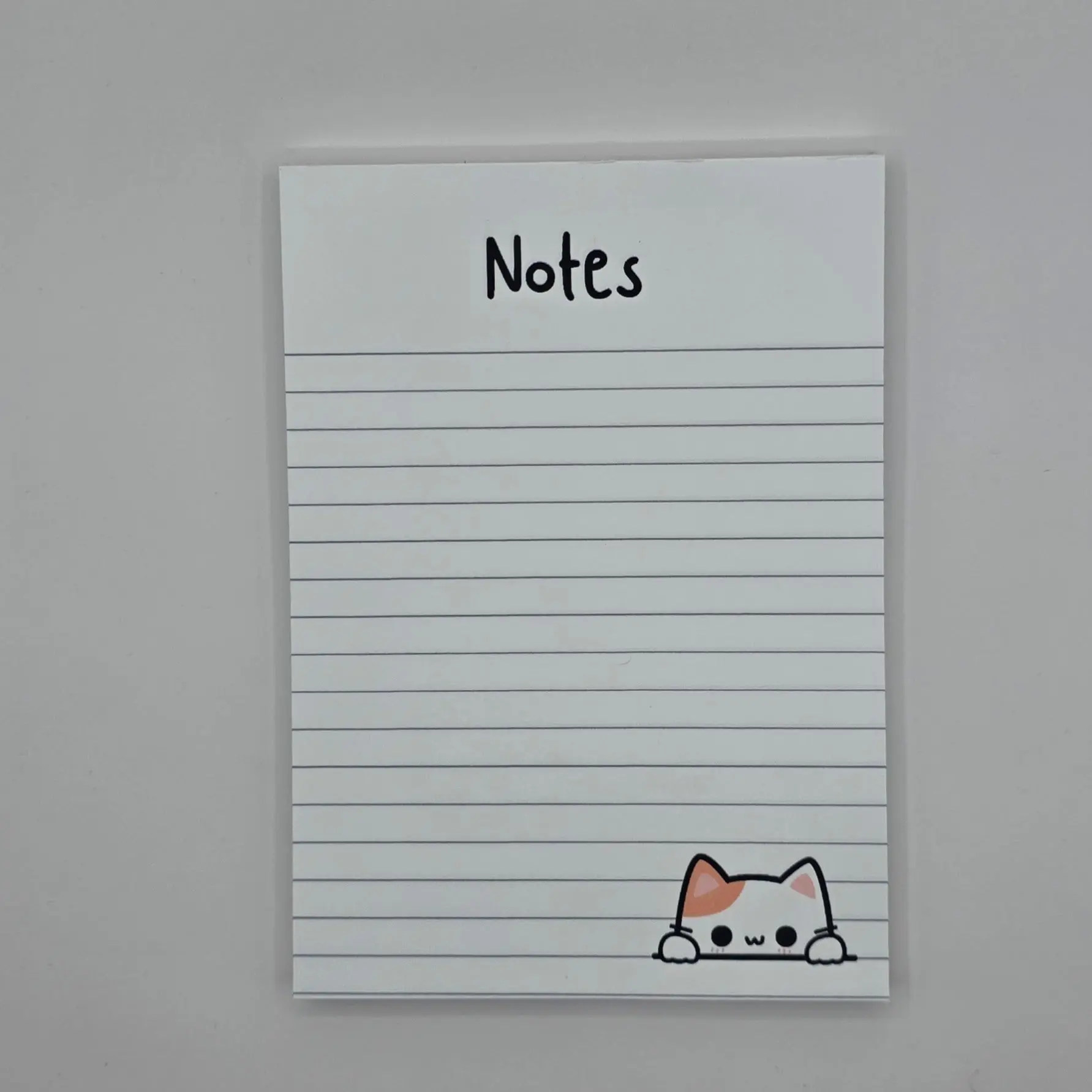 Peeking Cat Notepad Peeking Cat Notepad