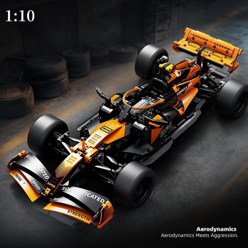 1:10 Classic Formula One F1 Building Model Set, Movie Inspired Bricks, Customizable Tech Toy, Adult Kids Holiday Gift, High Detail Collectible