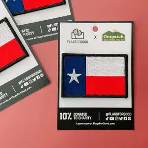 Texas Flag Stick-On Patch