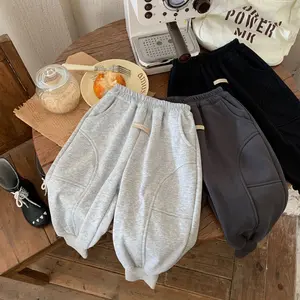 Children's Long Pants 2025 Bangcheng Winter Korean Style Boys' Huzhou Zhili Children's Clothing Fleece Versatile Casual Pants F0404