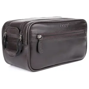 Dopp Men's First Class Seasoned Traveler Multi- Zip Travel Kit