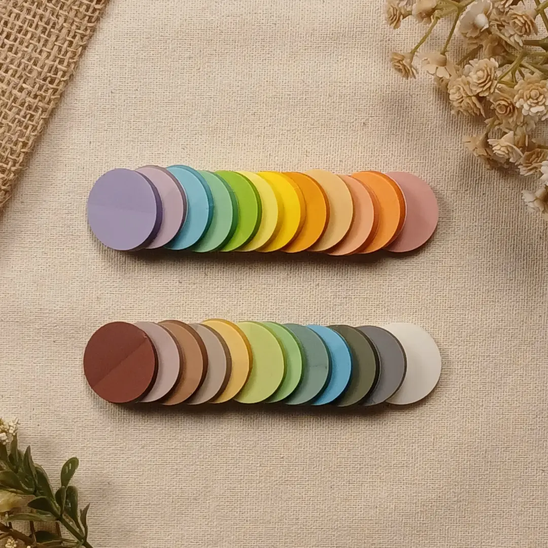 Transparent Note Pad | 1 Inch Sticky Notes | A5 Planner Accessories | Stick-On Notes | Minimal Stationery