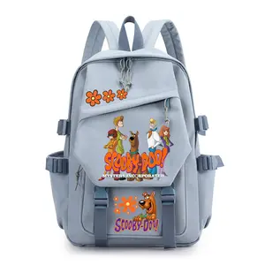 Viral TikTok Scooby-Doo Anime Backpack 2025! Full-Print Design + 17" Laptop Compartment  Waterproof & 3 Quick-Access Pockets for School/Con/Travel