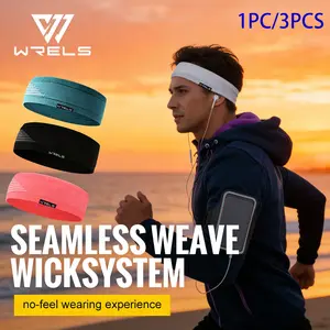 Breathable Mesh Sweatband, Quick-Dry Sports Headband, Moisture-Wicking Outdoor Gear, Ideal for Running & Hiking, Exercise, Available in 1 or 3 Pieces