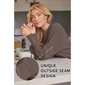 LILLUSORY Oversized Sweaters for Women 2025 Fall Fashion Outfits Trendy Crewn...