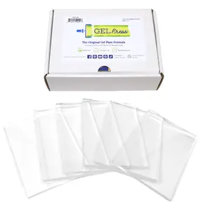 GEL Press 5 x 7 Gel Printing Plate - 6 Pack for Monoprinting Classroom Art Projects & Craft Workshops