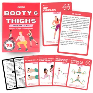 Zinsk 75 Booty & Thighs Exercise Cards