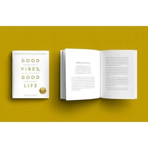 USED Book - Good Vibes, Good Life: How Self-love Is the Key to Unlocking Your Greatness by Vex King (Paperback) - english