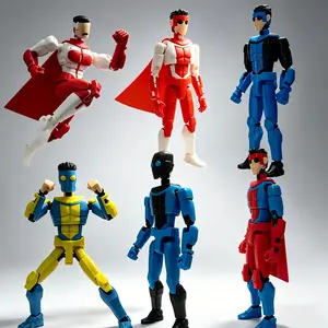 Omni Man 3D Printed Action Figure Posable Model Desk Decor Toy for Fans Collectible Gift
