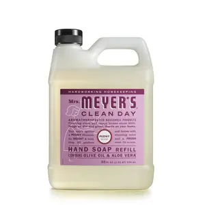 Mrs. Meyers 1004247 33 oz Clean Day Organic Peony Scent Hand Soap Refill