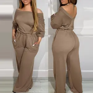 Women's 2 Piece Colorblock Zip Up Flap Detail Hoodie High Waist Pants Tracksuits Set