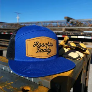 Hoochie Daddy Leather Patch 7 Panel Hat