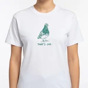 That’s Coo Vintage Pigeon T-Shirt, Unisex Punny Bird Graphic Tee, Retro Animal Lover Novelty Short Sleeve Apparel for Men and Women, Aesthetic Sarcastic Humor Gift Fashion Top, Viral Trendy Streetwear Shirt