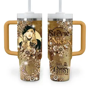 Stevie Nicks Music Custom Cup 40 oz 20 oz Tumbler With Handle - TikTok Shop