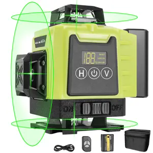 Laser Level Tool for Accurate Measurements, High Precision Laser Leveling Instrument for Construction & DIY Projects