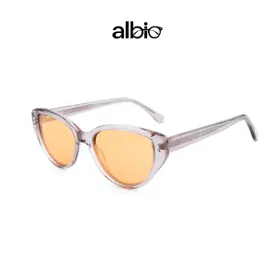 Alloio sunglasses, retro cat-eye design, full-frame construction, unisex, UV400 protection, ideal for parties and outdoor activities