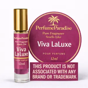 PERFUMEPARADISE Viva LaLuxe Roll-On Scent Oil – 12ml Alcohol-Free Long-Lasting Oil-Based Fragrance | Travel-Friendly Roller Bottle