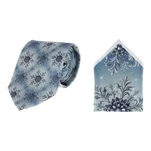 Trafalgar Clarence The Classy Snowflake Silk Holiday Bundle, Ties