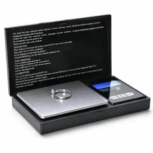 Gold Coin Gram Balance Weight Pocket Digital Jewelry Scale 1000g x 0.1g Precise Measurement
