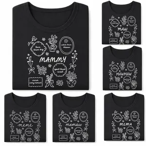 Grandma Shirt Cute Graphic Tee Women Mammy Mawmaw Memaw Nickname Design Heartwarming Family Love Oversized Soft Comfy Top Casual Everyday Wear