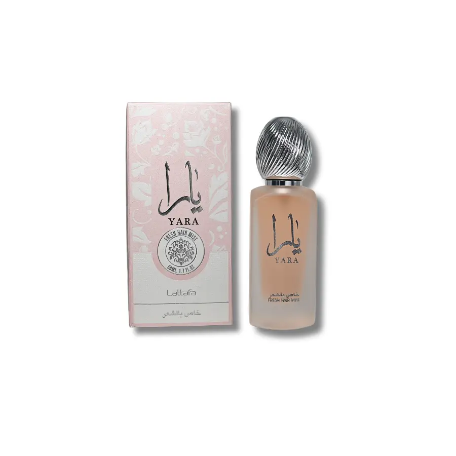 Lattafa Yara Fresh Hair Mist, Lightweight Women's Fragrance with a Floral and Fruity Scent for Hydration and Care, 50 ml (1.7 fl oz), Floral Fragrance, Smelling Good, 50 Ml Bottles, Adults, Liquid, 36 Months