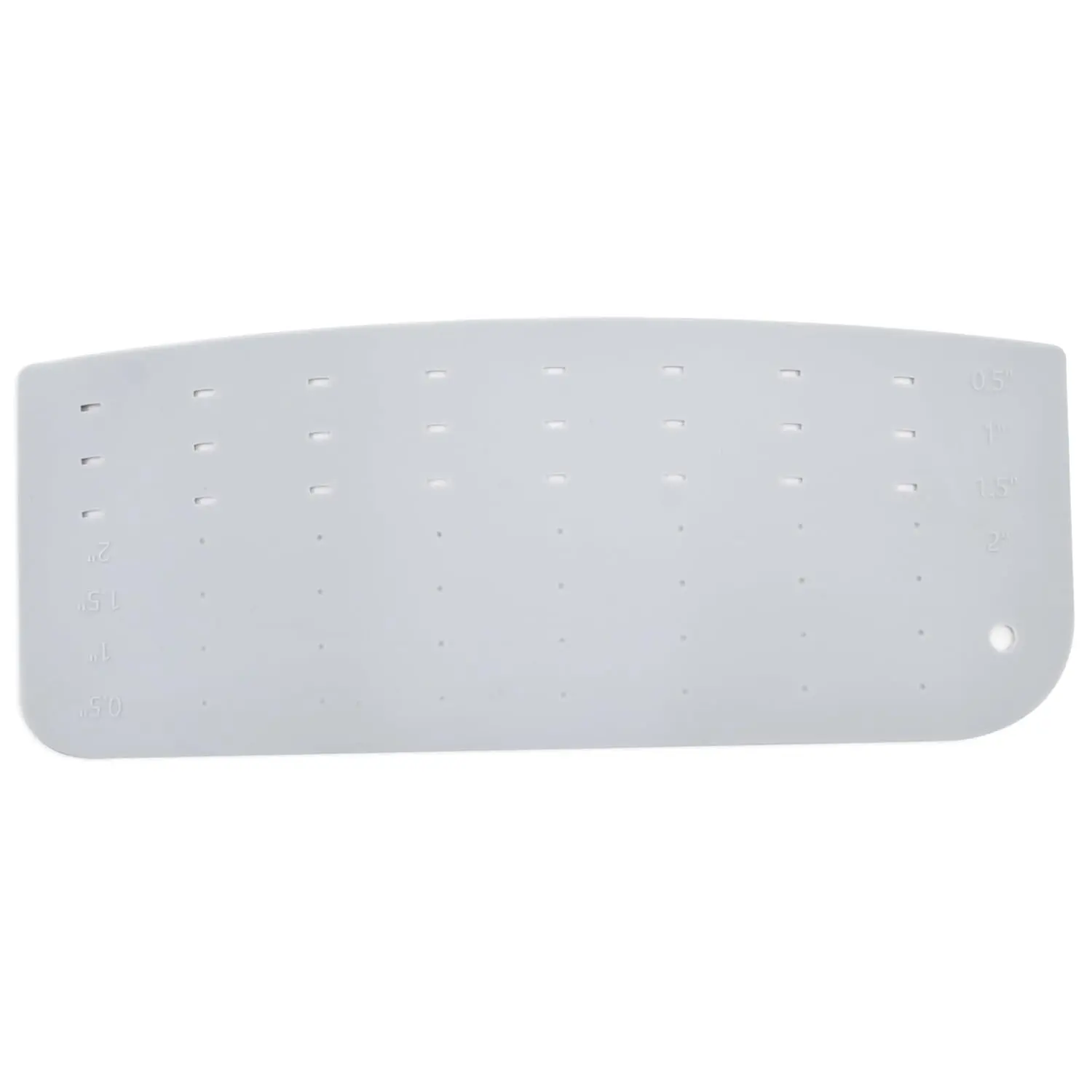 Hot Hem Ruler Fabric Ironing Tool, Useful Heat-Resistant Hemmer for Clothes Steam, Non-Slip Hemming Template with Inch,1Pcs
