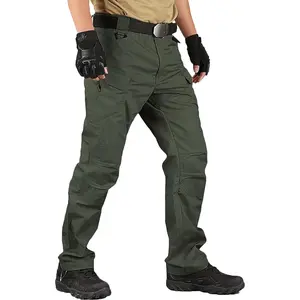 HOMUG Men's Lightweight Cargo Pants – Sturdy and durable, featuring large-capacity zippered pockets and straight-cut hems. Available in multiple colors, they are ideal for spring and autumn wear.