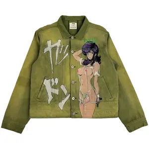 YVX Anime Spine Jacket Green