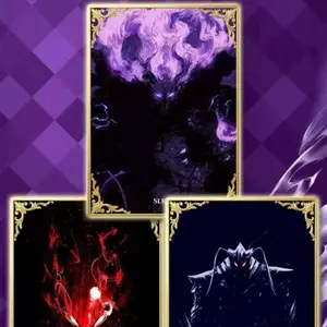 Solo Leveling Kaleido Metal Cards Peripheral Design