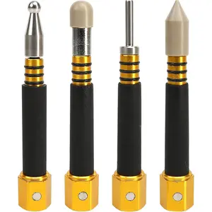 4 count PDR Tap Down Tool, Pen Shape VIP Knockdown Remover, Portable Removable Tool Set Pieces for   Anti Dent Removal Traceless Automobile Paintless Auto DIY Repair