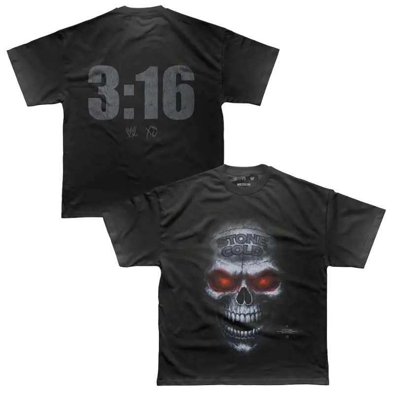Stone Cold Steve Austin WWE x XO T-Shirt, Fashion Cotton, Full Colors, Full Sizes, For Men, For Women