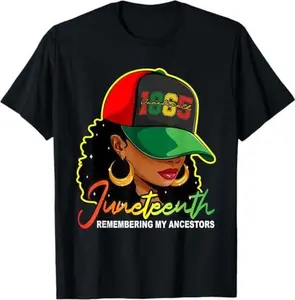 Juneteenth Shirts Women Men African American Juneteenth 1865 T-Shirt