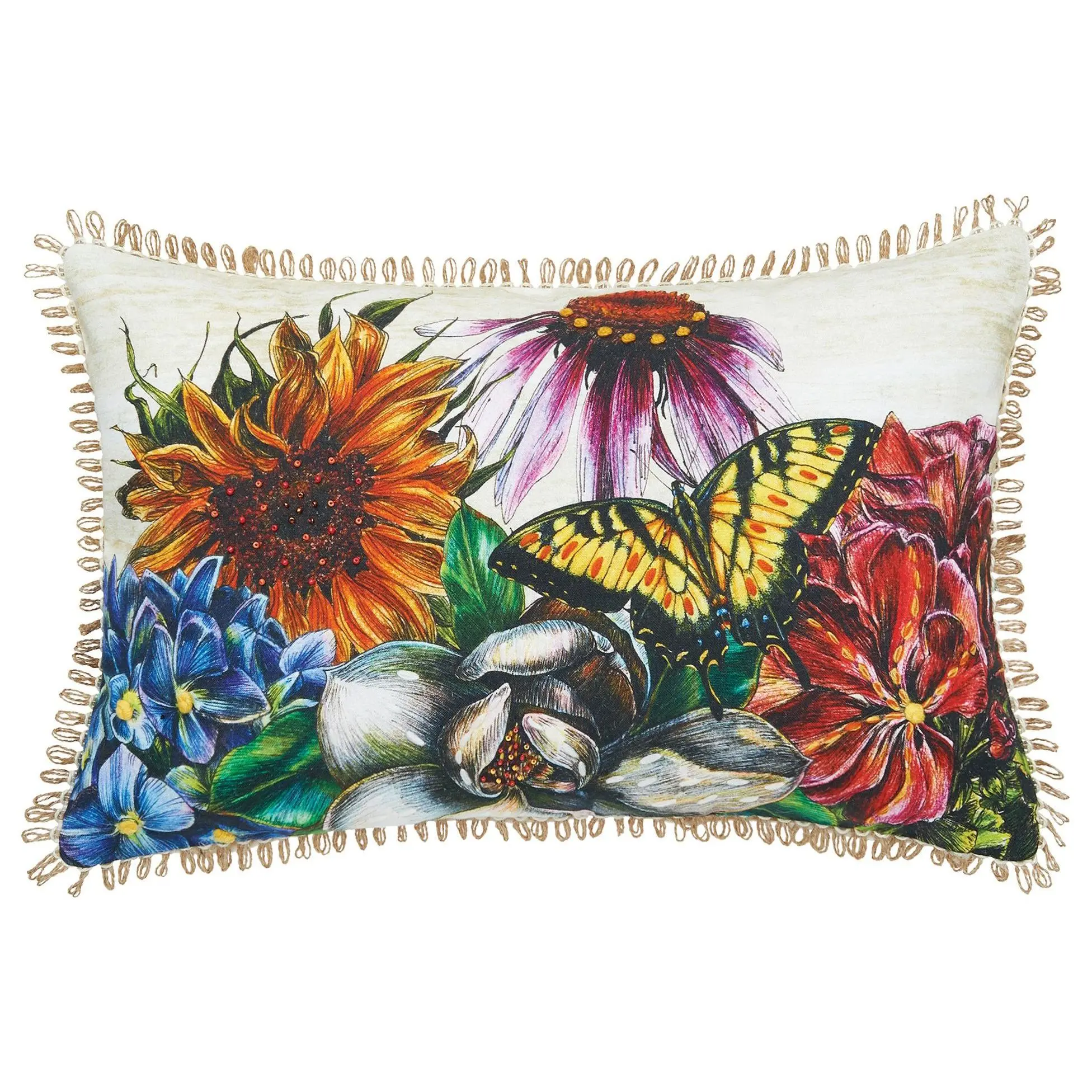 C&F Home 14" x 22" Botanical Floral Spring Throw Pillow C&F Home 14" x 22" Botanical Floral Spring Throw Pillow