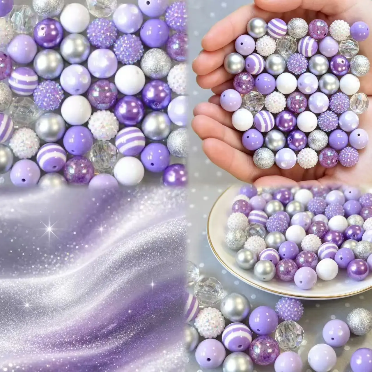 Serena--P32-Mixed DIY Pen Beads Phone-chain Beads