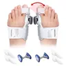 2Pc Tech Love Bunion Corrector, Big Toe, Double Correction Adjustable Knob Toe Straightener, Suitable for Left Right Feet, Comfortable, and Secure Fit for Running & Sports Foot Tools