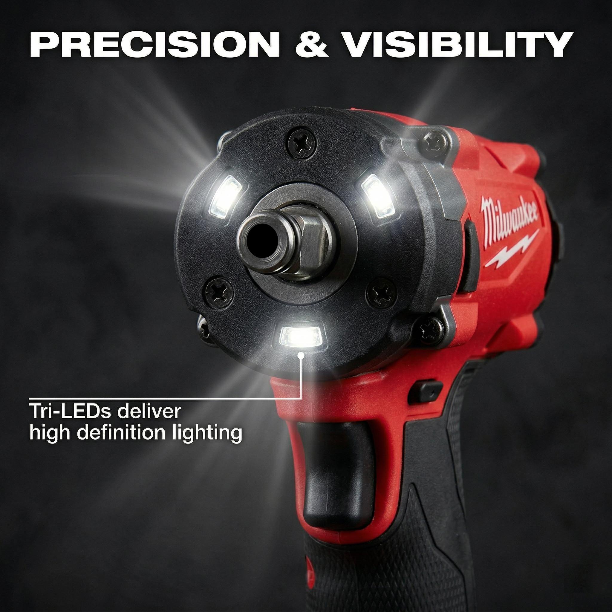 Milwaukee M18 FIW212 18V 1/2" Impact Wrench, 300Nm, 0-2400RPM Speed Range for Versatile Use tool kit set