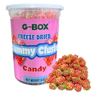 G-BOX Freeze Dried Gummy Cluster Candy in Air-tight Sealed Container G-BOX Freeze Dried Gummy Cluster Candy in Air-tight Sealed Container