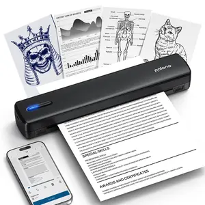 Inkless Portable Printer – Wireless Bluetooth Thermal Printer for Travel & Mobile Use, Compatible with iOS, Android, Laptop, Supports 8.5"x11" US Letter & A4 Paper, No Ink Needed deal for Office & Home