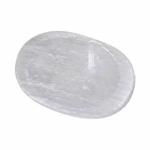 Selenite Worry Stone for Meditation &amp; Mindfulness