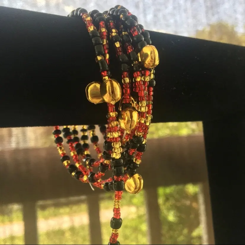 Root Chakra Waist Bead with Bells waistbeads for Root Chakra Waist Bead with Bells waistbeads for