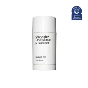 Nécessaire The Deodorant Fragrance-Free | Natural Aluminum Free Deodorant For Women & Men. Extra Strength Treatment with Mandelic Acid. Free of Baking Soda, Ozokerite & Parabens (75 g/2.5 oz)