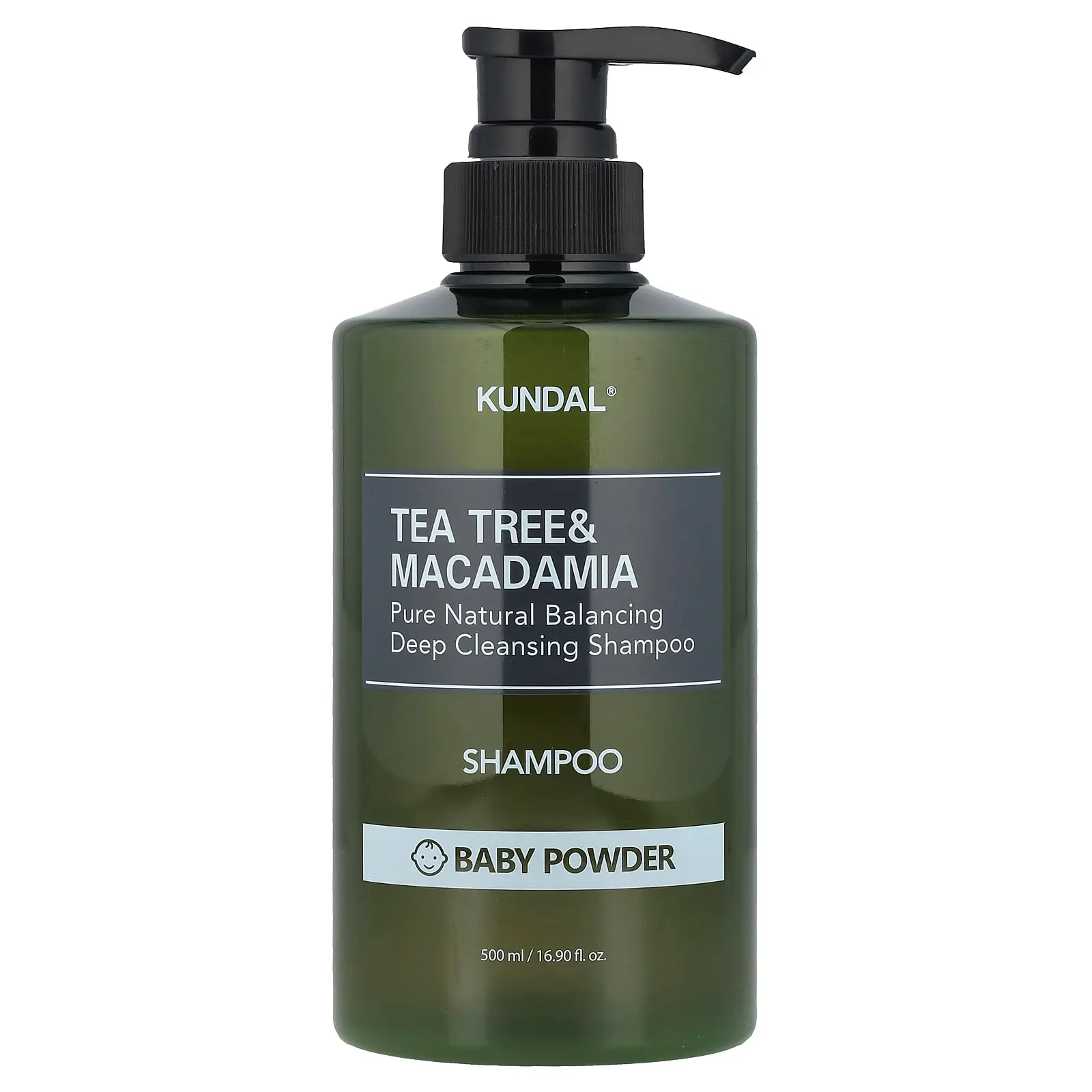 Kundal Tea Tree & Macadamia Shampoo, Baby Powder, 16.9 fl oz (500 ml) Kundal Tea Tree & Macadamia Shampoo, Baby Powder, 16.9 fl oz (500 ml)