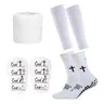 Men's Plain Anti-Slip Grip Socks & Shin Guards Set - Adults' Athletic Fit Durable Menswear, Football Equipment, Soccer Accessories for All-Season Training, Match Protection,sohochic