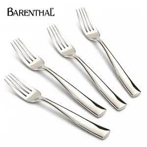 Barenthal Couture Dinner Forks Set of 4, 18/10 Stainless Steel Fork Set, Premium Silverware Flatware for Everyday Dining & Entertaining
