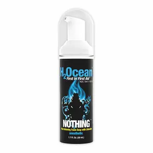 H2Ocean Nothing Pain Relieving Foam Soap – 2oz | Numbing Cleanser for Tattoos & Piercings