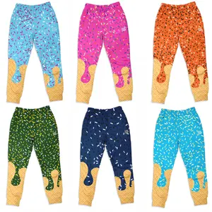 Baller Lifestyle | Baseball Ice Cream Drip Joggers – Premium Athletic Sweatpants for Youth & Adults | Lightweight Comfortable Sports Joggers | Baseball Training, Gym & Everyday Activewear Pants