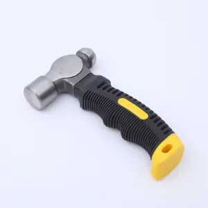 Portable Mini Round Head Ball Pein Hammer High Hardness Anti-Impact, Ergonomic Non-Slip Handle, Handmade Home Repair Tool